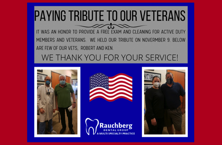 Flyer for veterans tribute event