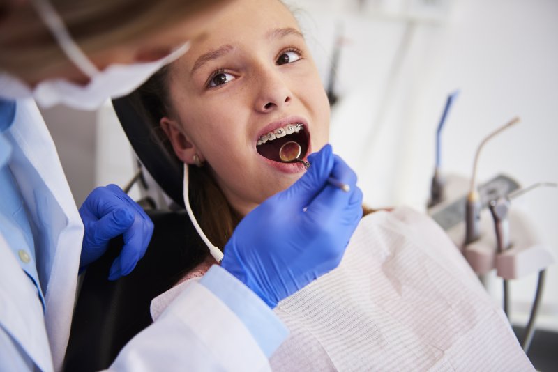 patient seeing orthodontist in Parsippany